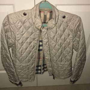 Beige Burberry Jacket